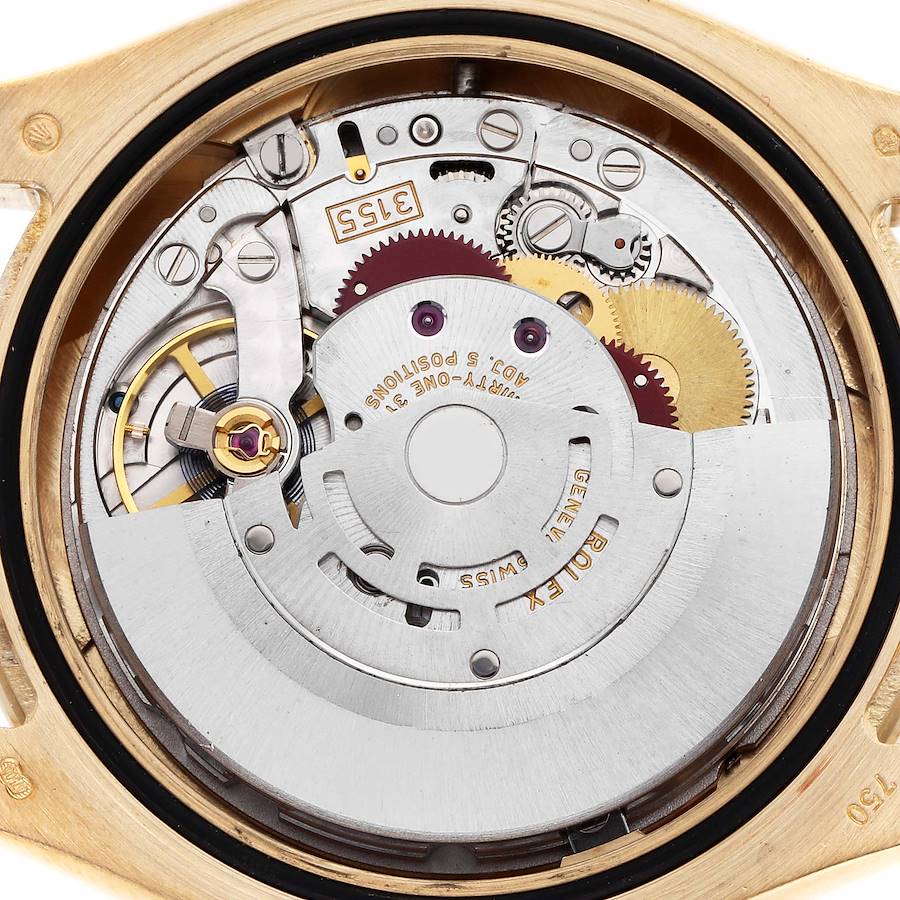Day-Date Masterpiece White Yellow Rose Gold Diamond Watch 18948 Box Card
