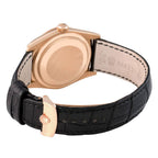 Day-Date Rose Gold Silver Dial Mens Watch 118135