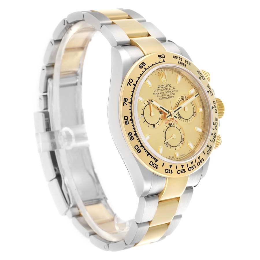 Daytona Champagne Dial Steel Yellow Gold Mens Watch 116503