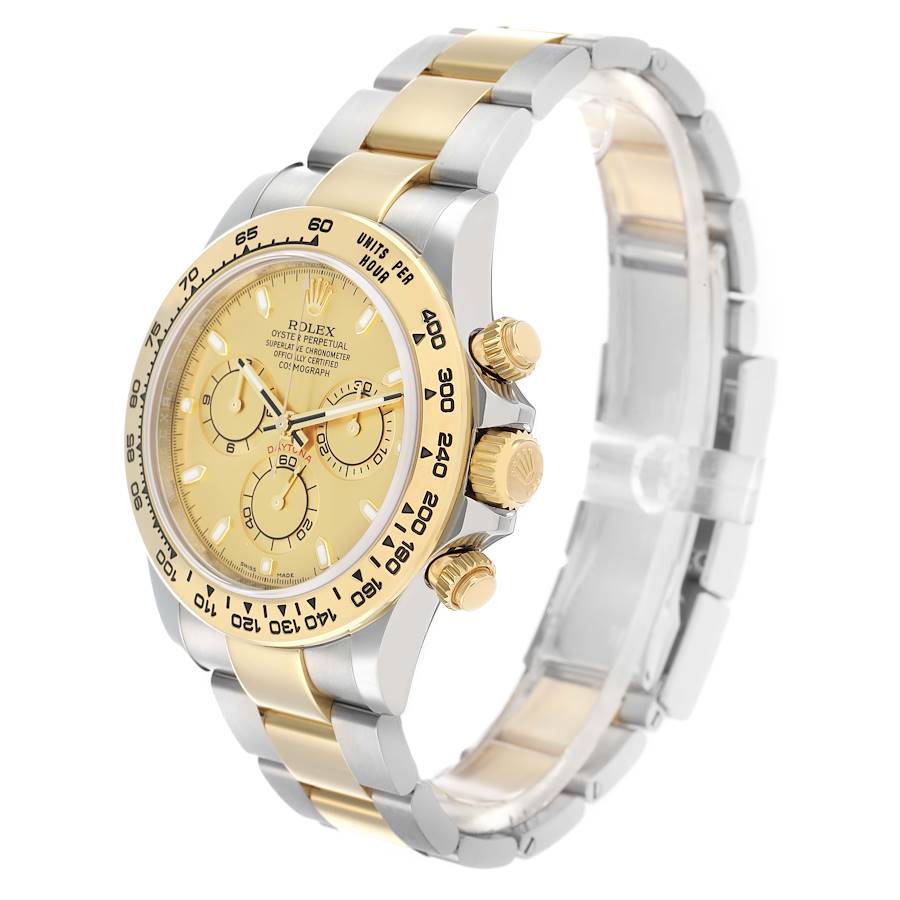 Daytona Champagne Dial Steel Yellow Gold Mens Watch 116503