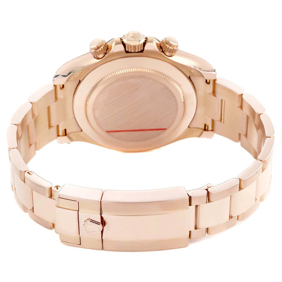 Daytona Cosmograph Rose Gold Black Dial Mens Watch 116505