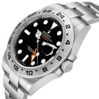 Explorer II 42 Black Dial Steel Mens Watch 216570 Card