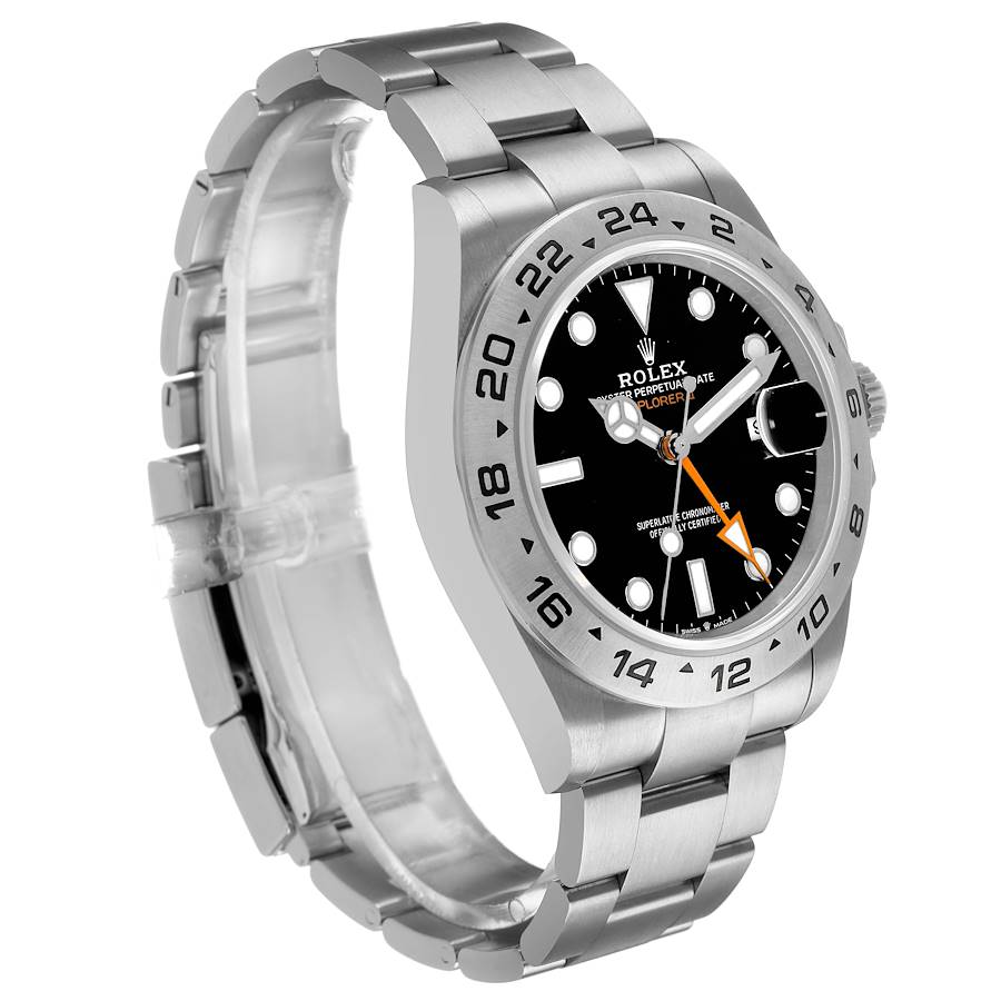 Explorer II 42 Black Dial Steel Mens Watch 226570