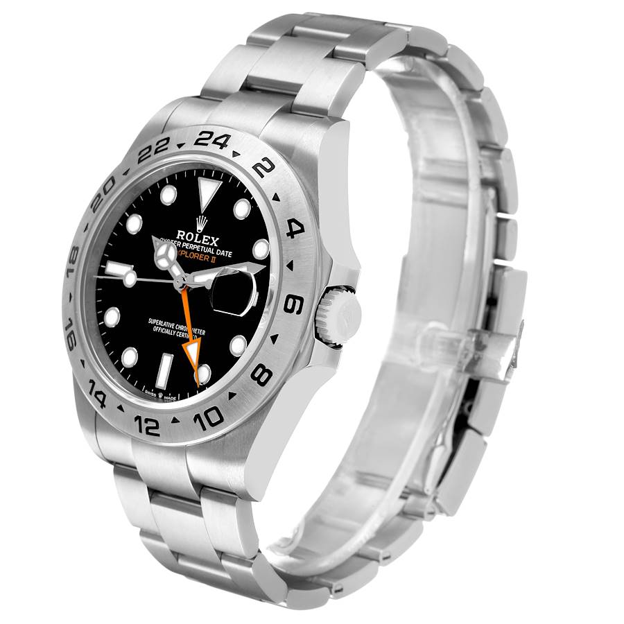 Explorer II 42 Black Dial Steel Mens Watch 226570