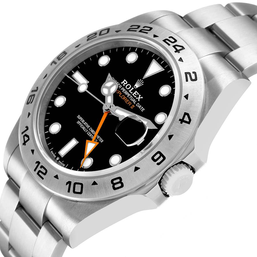 Explorer II 42 Black Dial Steel Mens Watch 226570