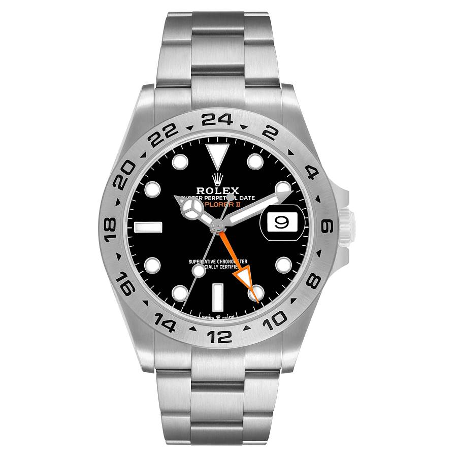 Explorer II 42 Black Dial Steel Mens Watch 226570