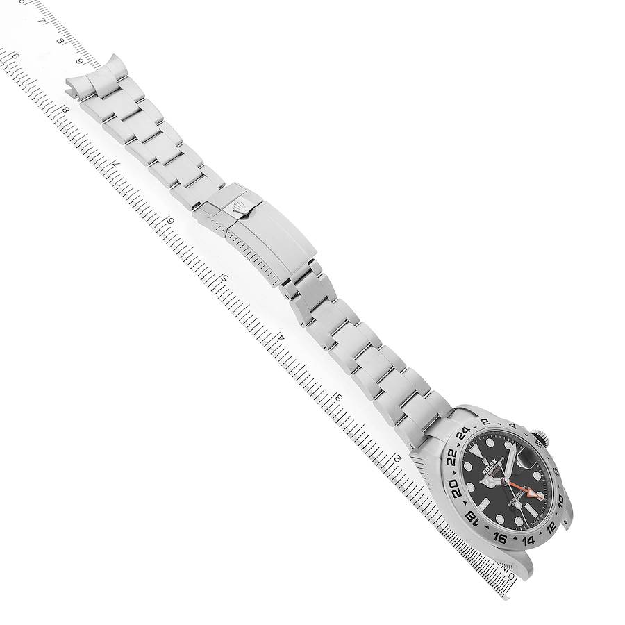 Explorer II 42 Black Dial Steel Mens Watch 226570 Box Card