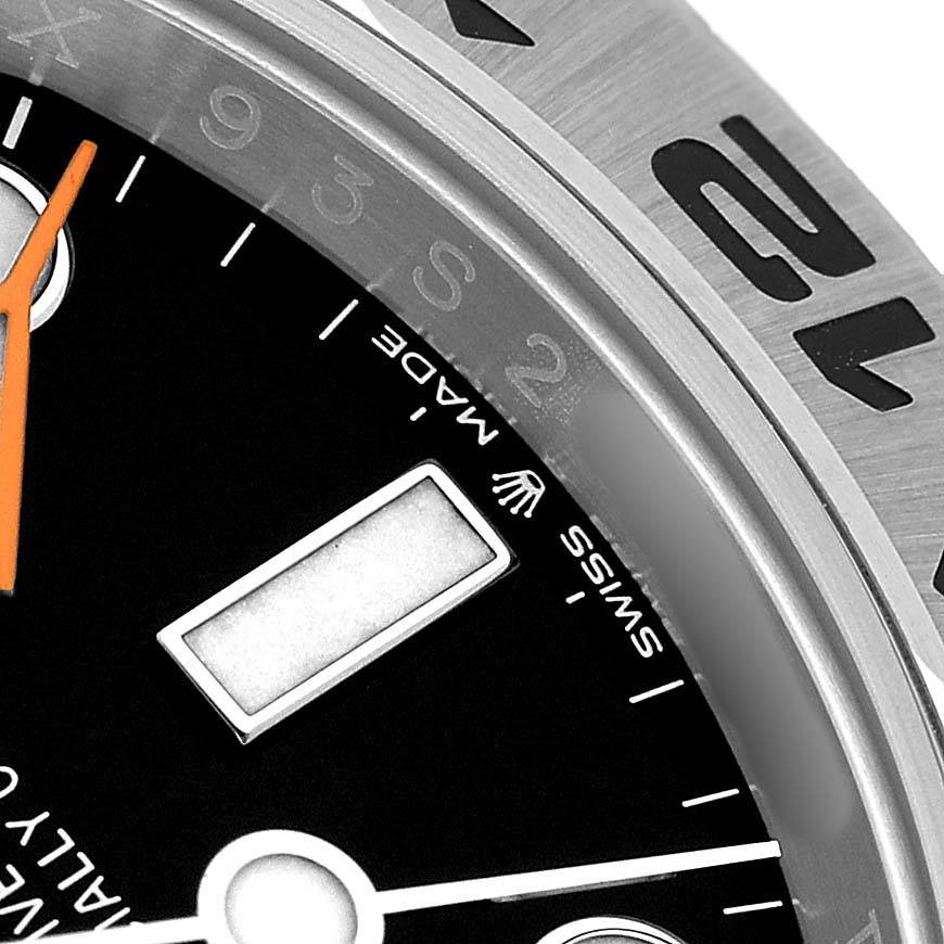 Explorer II 42 Black Dial Steel Mens Watch 226570 Box Card
