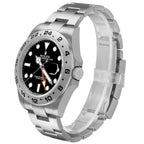 Explorer II 42 Black Dial Steel Mens Watch 226570 Box Card