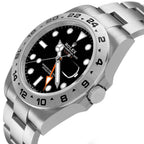 Explorer II 42 Black Dial Steel Mens Watch 226570 Box Card