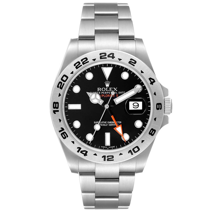 Explorer II 42 Steel Black Dial Mens Watch 216570