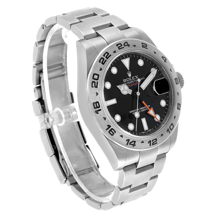 Explorer II 42 Steel Black Dial Mens Watch 216570