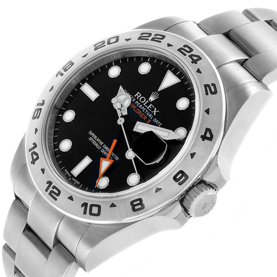 Explorer II 42 Steel Black Dial Mens Watch 216570