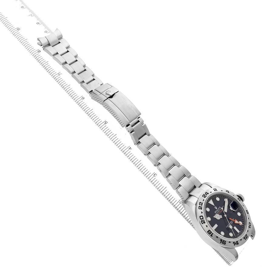 Explorer II 42 Steel Black Dial Mens Watch 216570