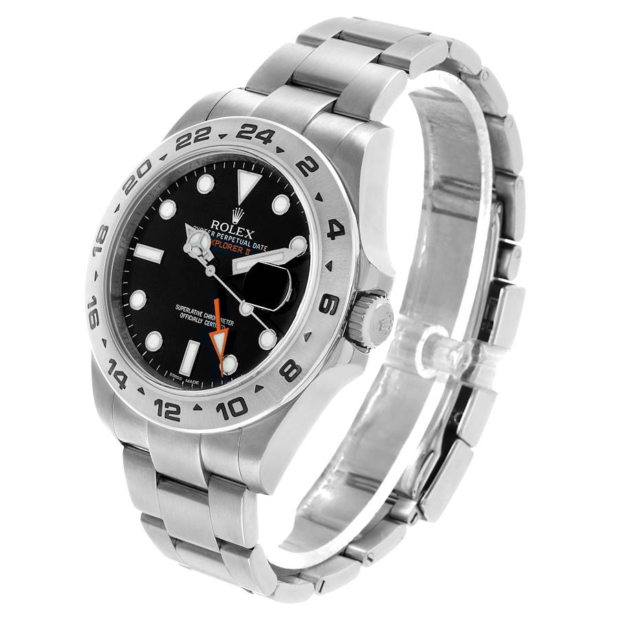 Explorer II 42 Steel Black Dial Mens Watch 216570