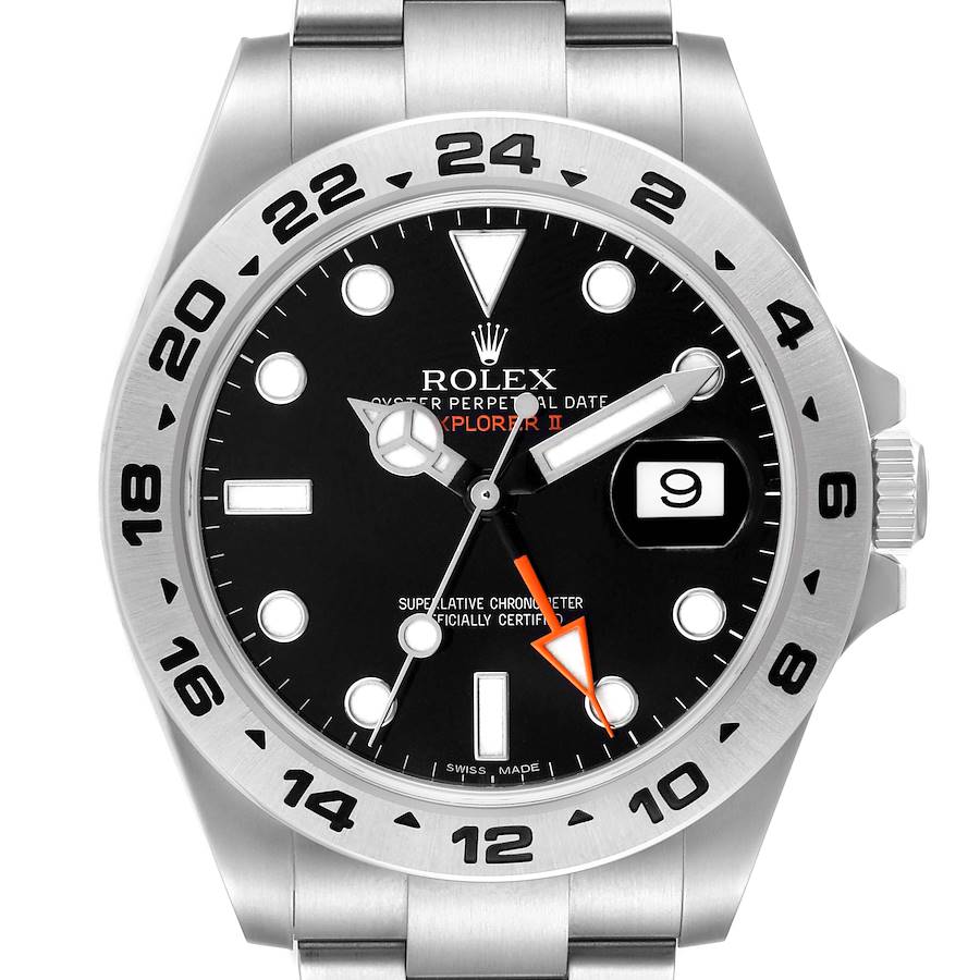 Explorer II 42 Steel Black Dial Mens Watch 216570