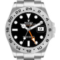 Explorer II 42 Steel Black Dial Mens Watch 226570 Box Card