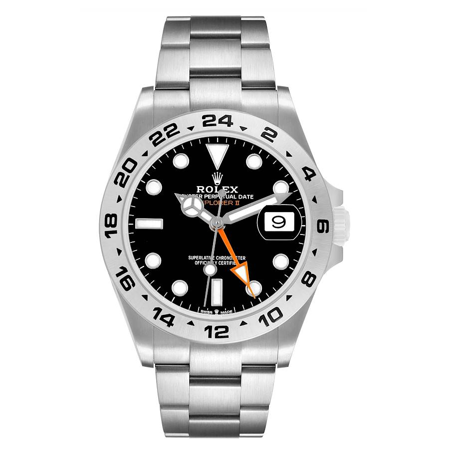 Explorer II 42 Steel Black Dial Mens Watch 226570 Card