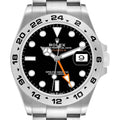 Explorer II 42 Steel Black Dial Mens Watch 226570 Card