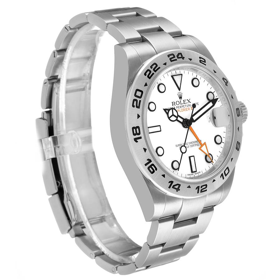 Explorer II 42 Steel Polar White Dial Mens Watch 216570
