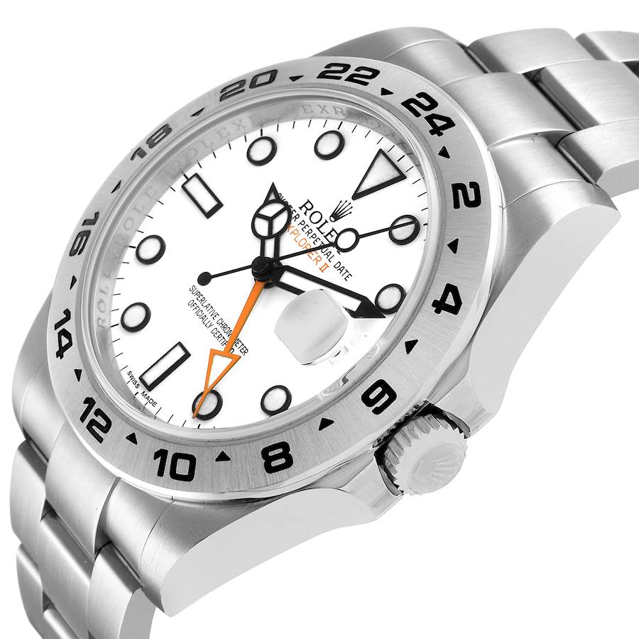 Explorer II 42 Steel Polar White Dial Mens Watch 216570
