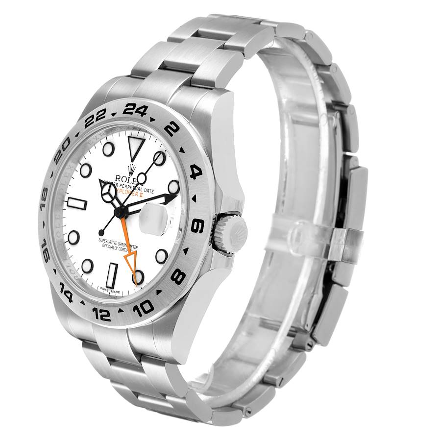 Explorer II 42 Steel Polar White Dial Mens Watch 216570