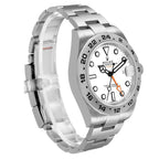 Explorer II 42 Steel Polar White Dial Mens Watch 216570 Box Card