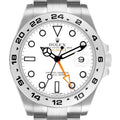 Explorer II 42 Steel Polar White Dial Mens Watch 216570 Card
