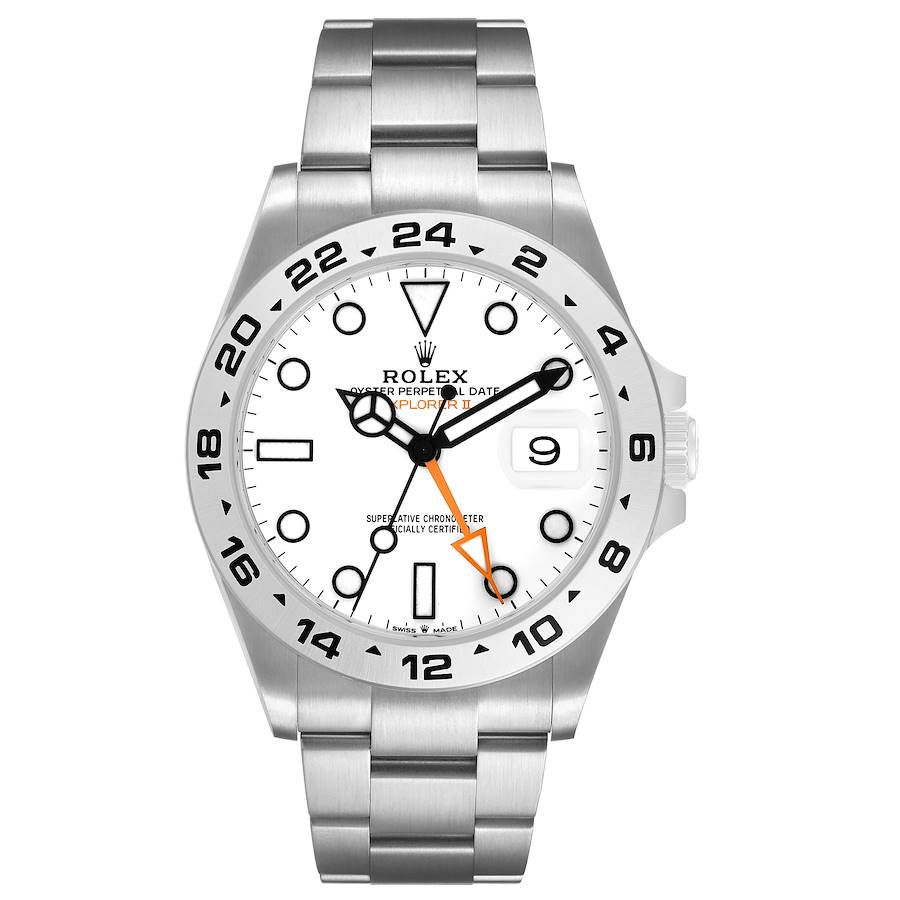Explorer II 42 Steel Polar White Dial Mens Watch 226570 Box Card