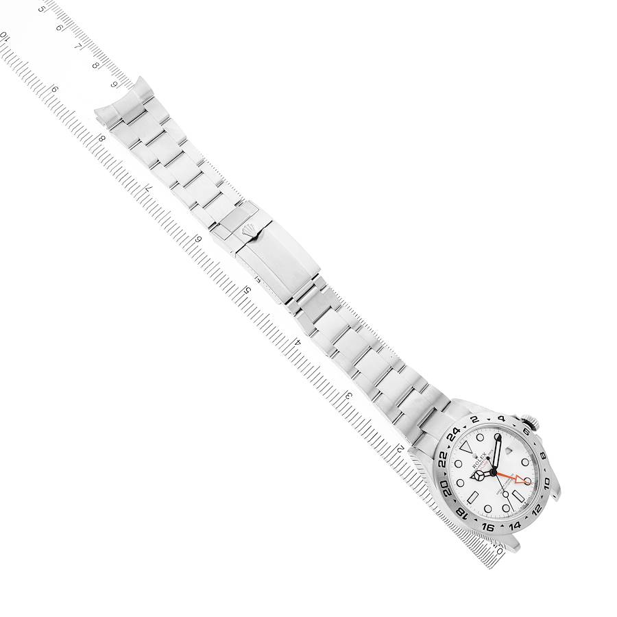 Explorer II 42 Steel Polar White Dial Mens Watch 226570 Box Card