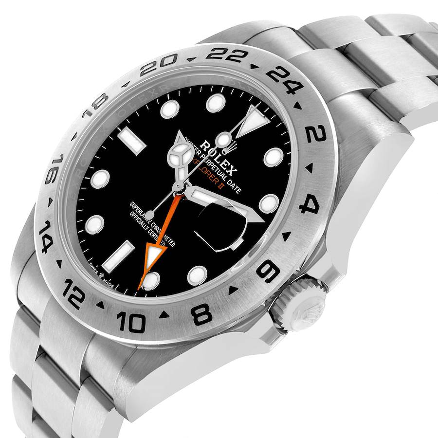 Explorer II 42mm Black Dial Automatic Steel Mens Watch 226570