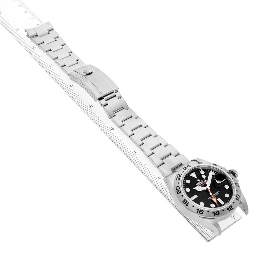 Explorer II 42mm Black Dial Steel Mens Watch 226570 Card