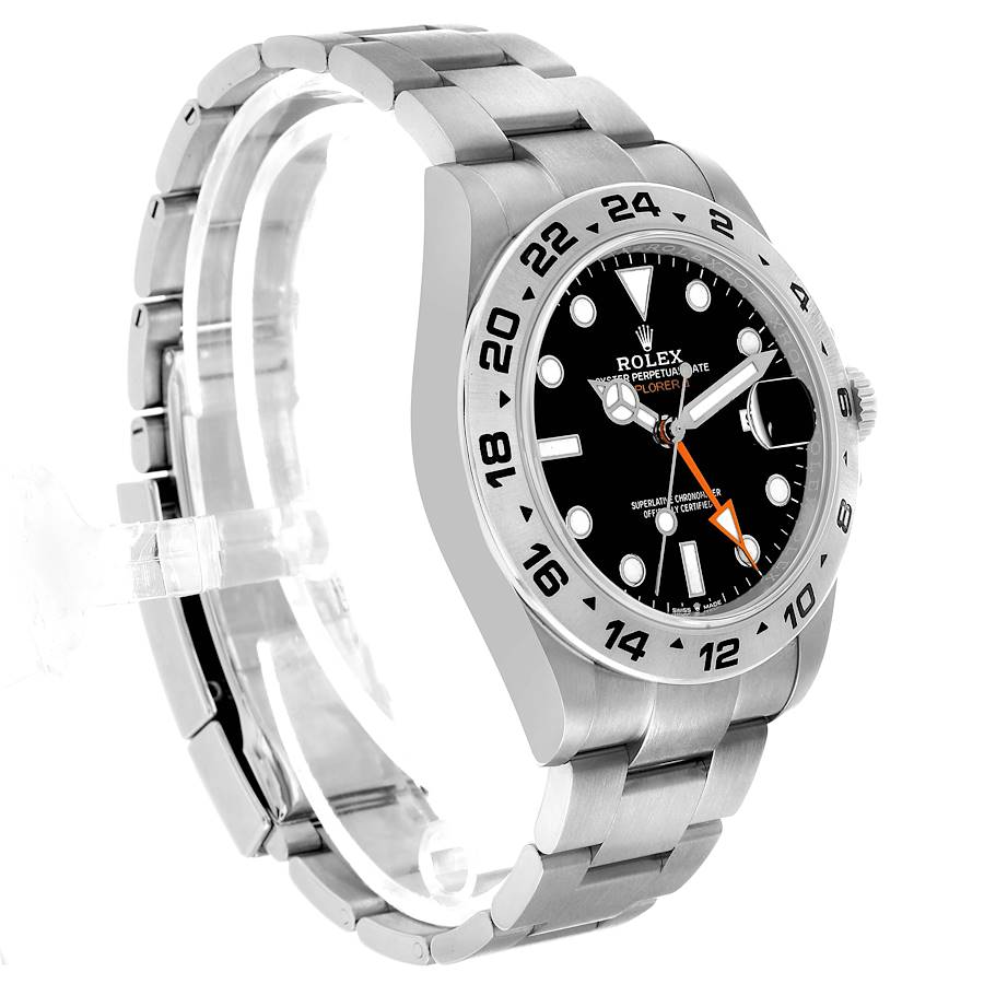 Explorer II 42mm Black Dial Steel Mens Watch 226570 Card