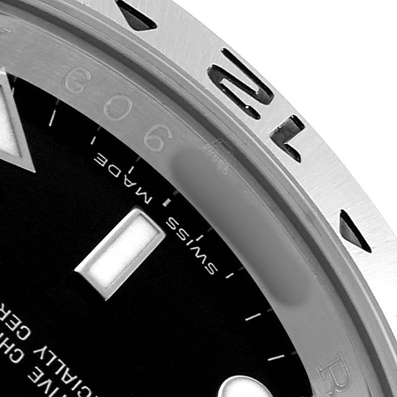 Explorer II Steel Parachrom Black Dial Mens Watch 16570