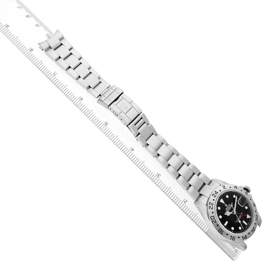 Explorer II Steel Parachrom Black Dial Mens Watch 16570