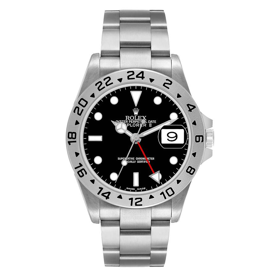 Explorer II Steel Parachrom Black Dial Mens Watch 16570