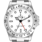 Explorer II Steel Parachrom Polar White Dial Mens Watch 16570 Box Card