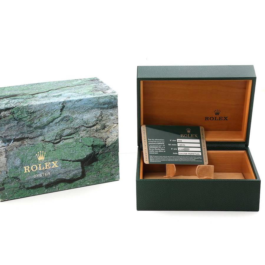 Explorer II Steel Parachrom Polar White Dial Mens Watch 16570 Box Card