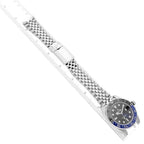 GMT Master II Black Blue Batgirl Bezel Steel Mens Watch 126710 Box Card