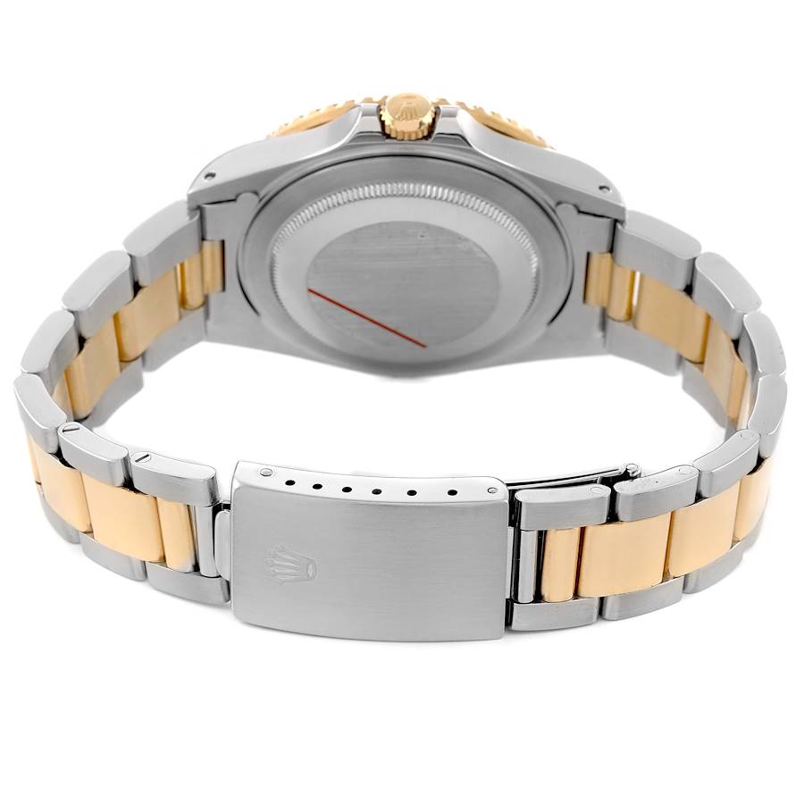 GMT Master II Root Beer Steel Yellow Gold Mens Watch 16713