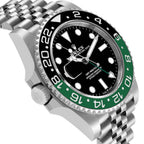 GMT Master II Steel Sprite Green Black Bezel Mens Watch 126720 Card