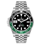 GMT Master II Steel Sprite Green Black Bezel Mens Watch 126720 Card