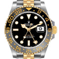 GMT Master II Zombie Steel Yellow Gold Grey Black Bezel 126713 Box Card