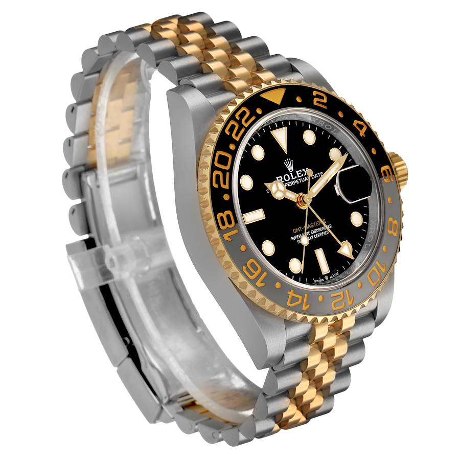 GMT Master II Zombie Steel Yellow Gold Grey Black Bezel 126713 Box Card