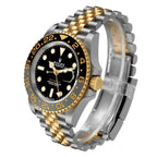GMT Master II Zombie Steel Yellow Gold Grey Black Bezel 126713 Box Card