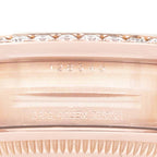 President Day-Date Rose Gold Brown Ombre Diamond Watch 128345