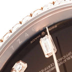 President Day-Date Rose Gold Brown Ombre Diamond Watch 128345
