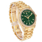 President Day-Date Yellow Gold Diamond Mens Watch 118388 Box Card