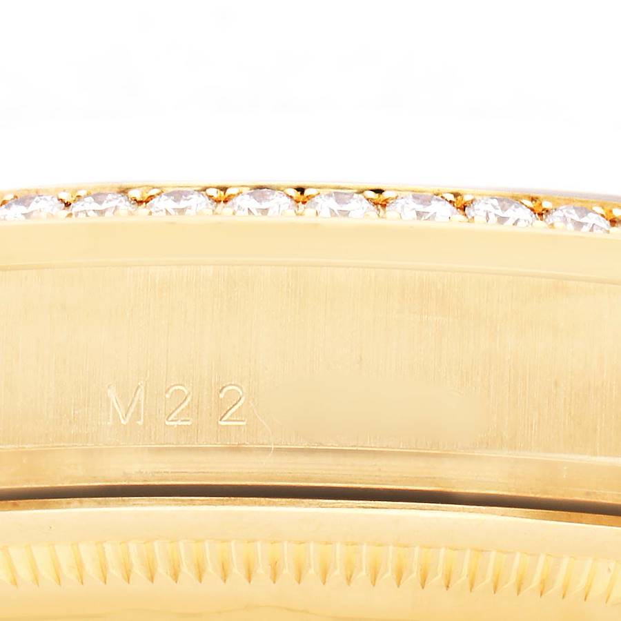 President Day-Date Yellow Gold Diamond Mens Watch 118388 Box Card