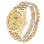 President Day-Date 40 Diamond Dial Yellow Gold Mens Watch 228238 Card